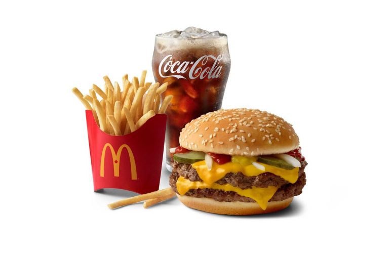 Double Quarter Pounder with Cheese Extra Value Meal [890-1320 Cals ...